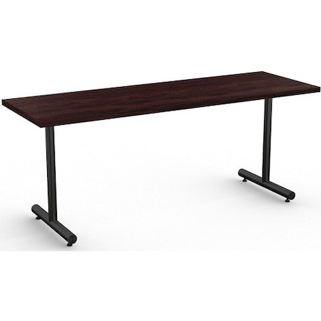 Special-T Table, Black Base, 24inWx72inLx29inH, Espresso SCTKING2472BESP
